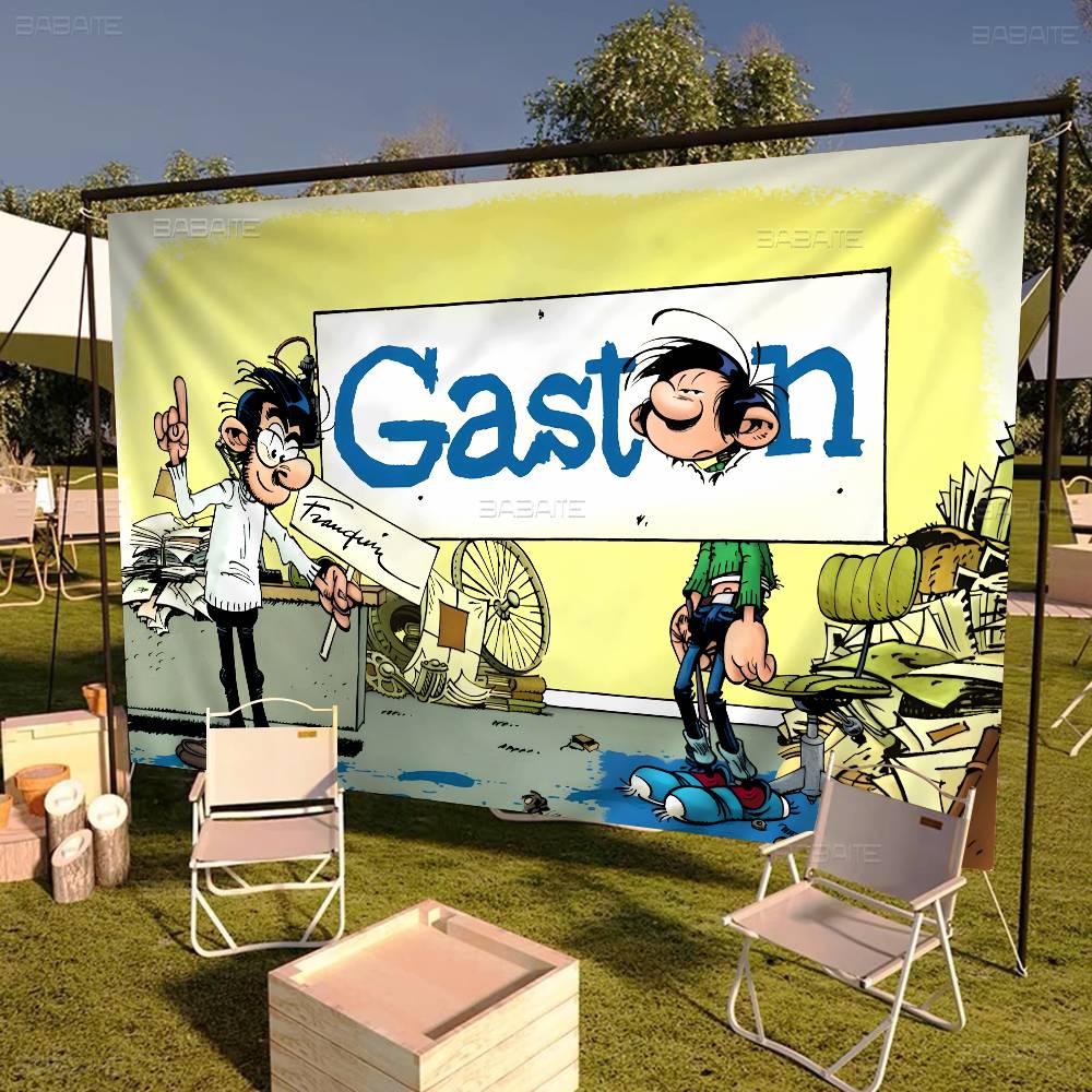 Commercial Printing Companies - Bandiera Pubblicitaria Commerciale G-Gaston Lagaffe Anime