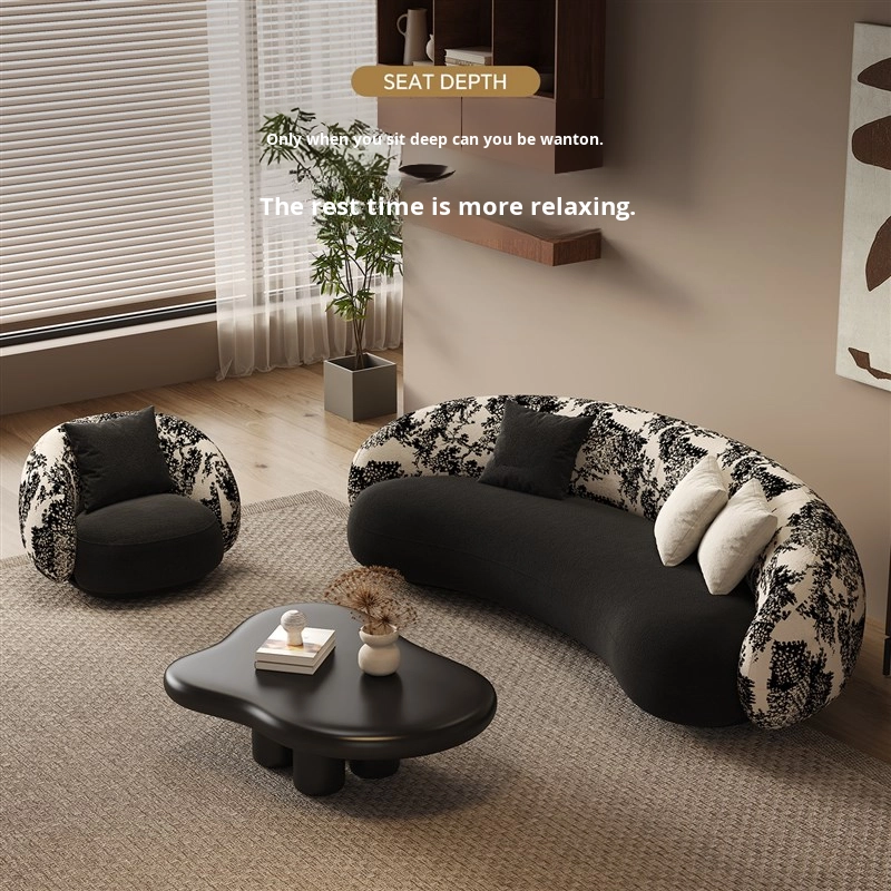 Commercial Fabric Printing - Divano Componibile in Stile Retrò, Rivestimento