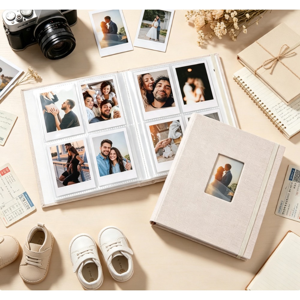 Commercial Book Printing Machines - Album fotografico compatto in lino per