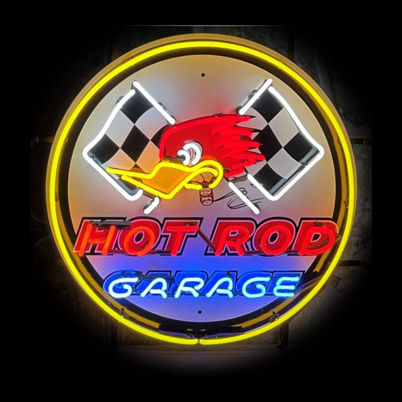 Commercial Printing Ink - Insegna al neon per garage caldo