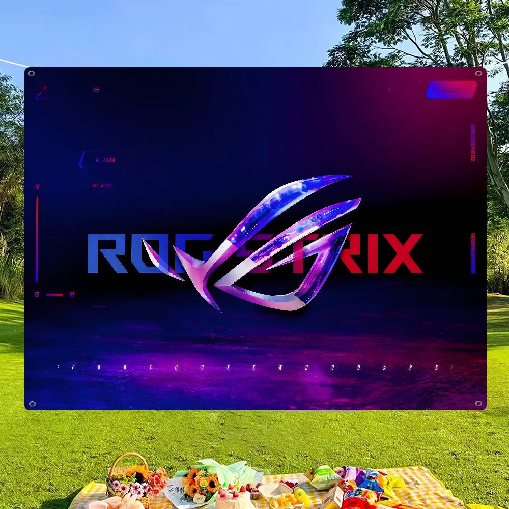 Commercial Printing Companies - A-AsuS-S R-ROG LOGO Stampa avanzata Bandiera
