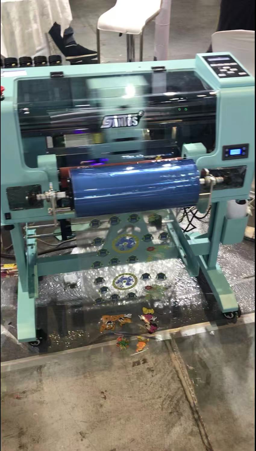 Commercial Vinyl Printing Machine - Stampante UV DTF multicolore a doppio