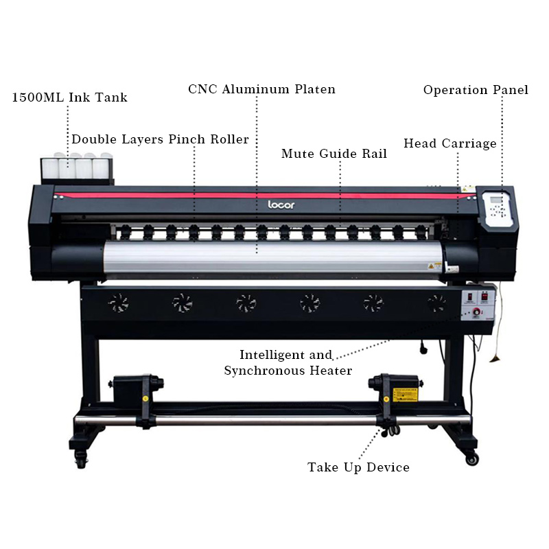 Stampante eco solvente popolar - Commercial Vinyl Printing Machine recensione e prezzo