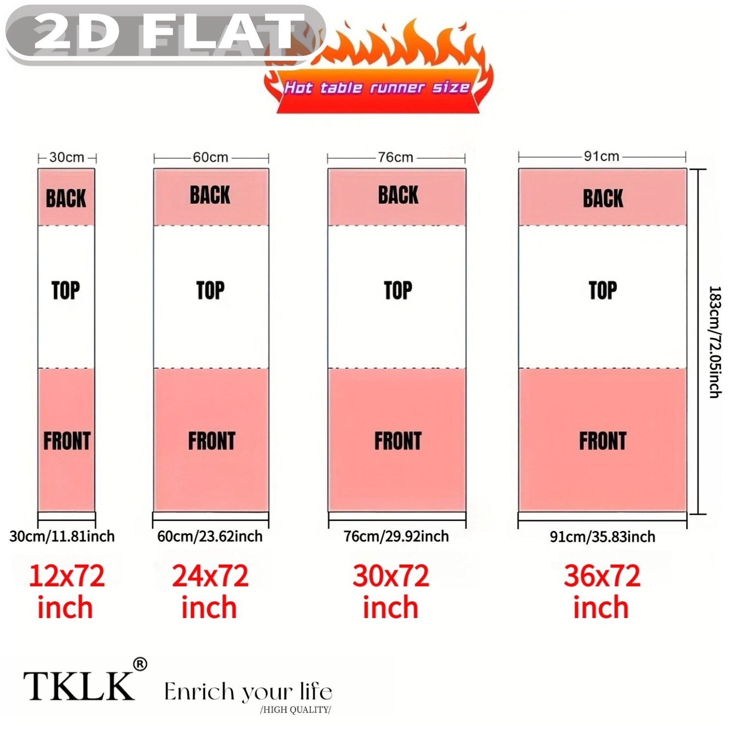 1 Pezzo di Tovaglia in Poliest - Commercial Printing Ink recensione e prezzo