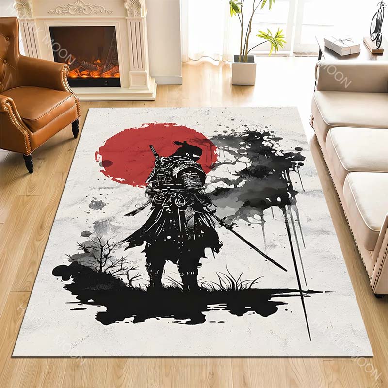 Tappeto con stampa di samurai  - Commercial Printing Ink recensione e prezzo