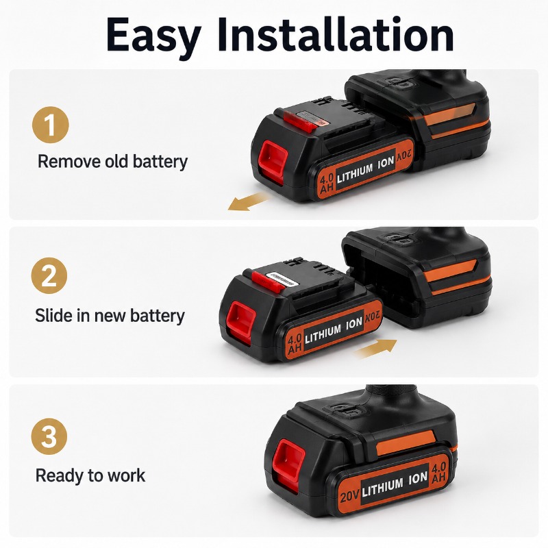 Batteria 20V 6.0Ah per utensil - Black+Decker Tool Cordless recensione e prezzo