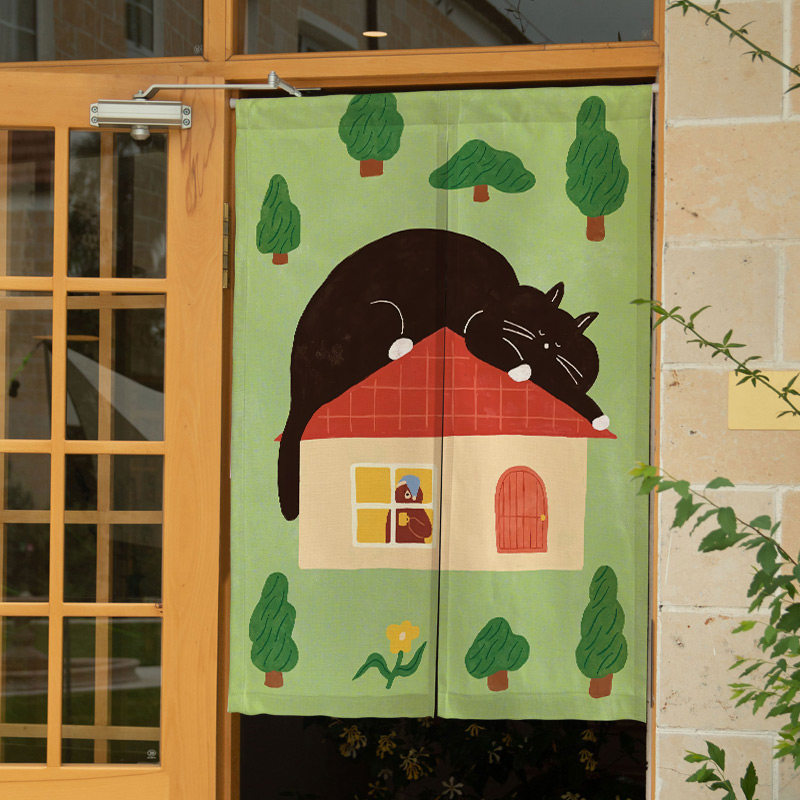 VIKAMA Tenda Noren Nera con Ta - Commercial Printing Rates recensione e prezzo